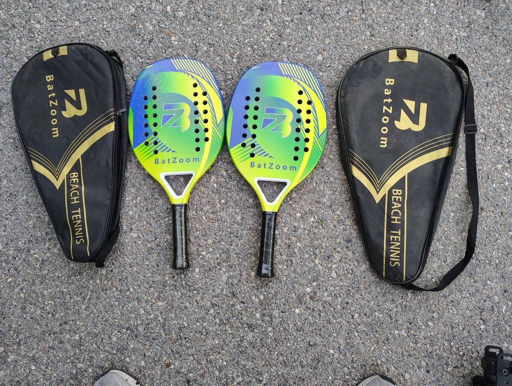 Batzoom beach tennis racquets new