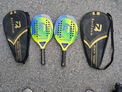 Batzoom beach tennis racquets new