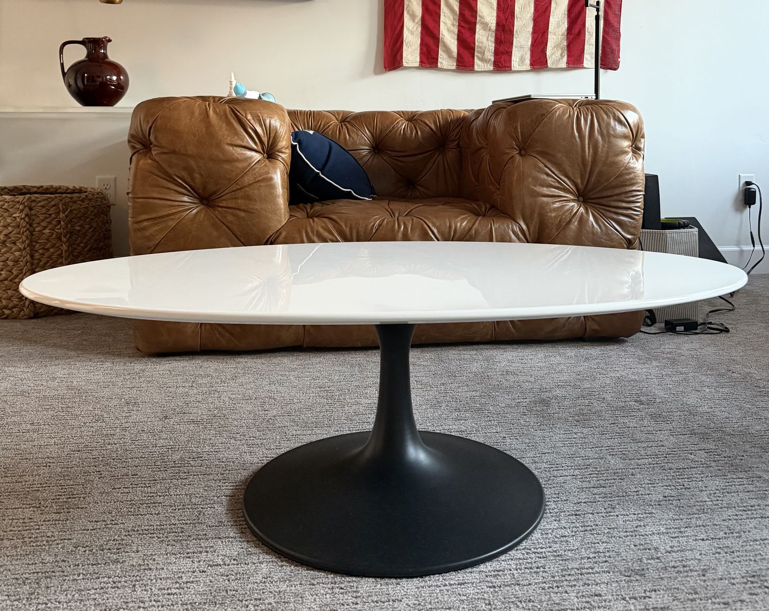 Modern Oval Coffee Table