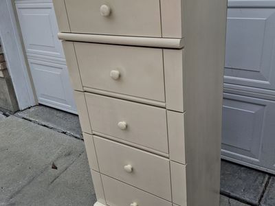 antique white lingerie dresser