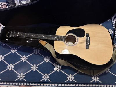 Fender Starcaster Acoustic guitar with a case!