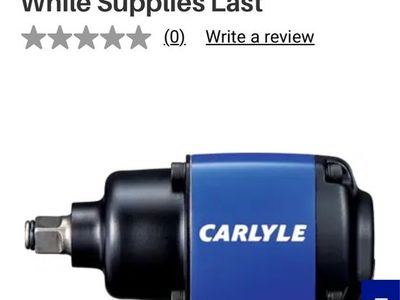 Carlyle Industrial. Carlyle Legacy Air Impact Wrench Super-Duty Impact Wrench 3/4" - Clearance