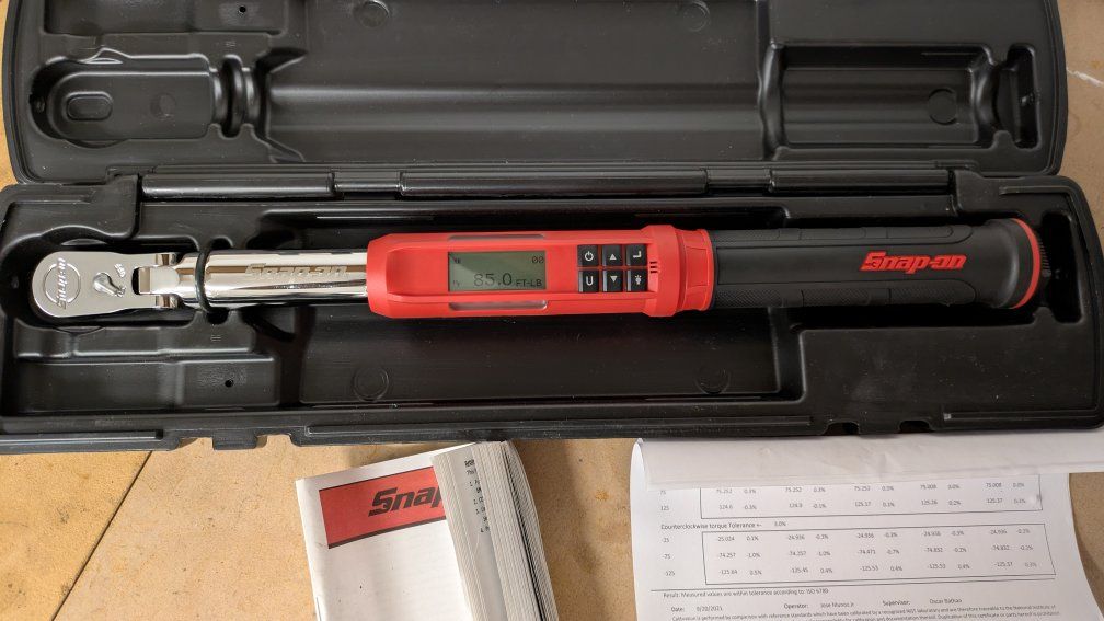Snap-On ATECH2F125HB 3/8" Drive Flex-Head TechAngle Torque Wrench