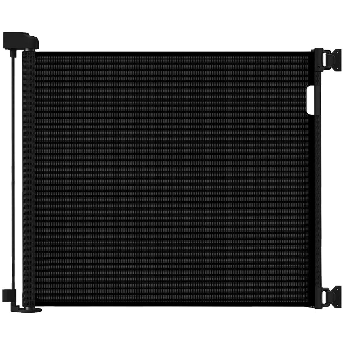 55" W x 33" H Retractable Baby/Pet/Dog Gate for Doorways and Stairs - BLACK