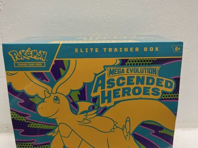 Pokemon TCG Mega Evolution Ascended Heroes Elite Trainer Box - Sealed Card Game