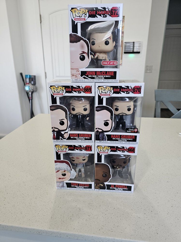 Die Hard funko pops