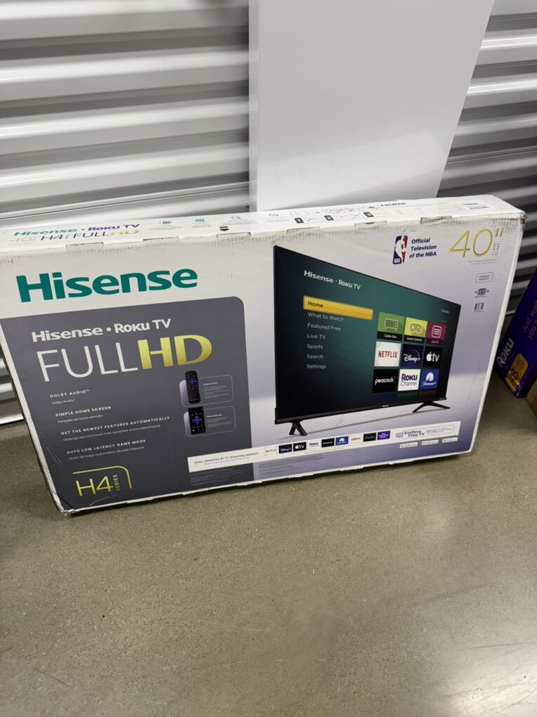 Hisense 43 LED Display (1080p) Roku Smart TV  NEW