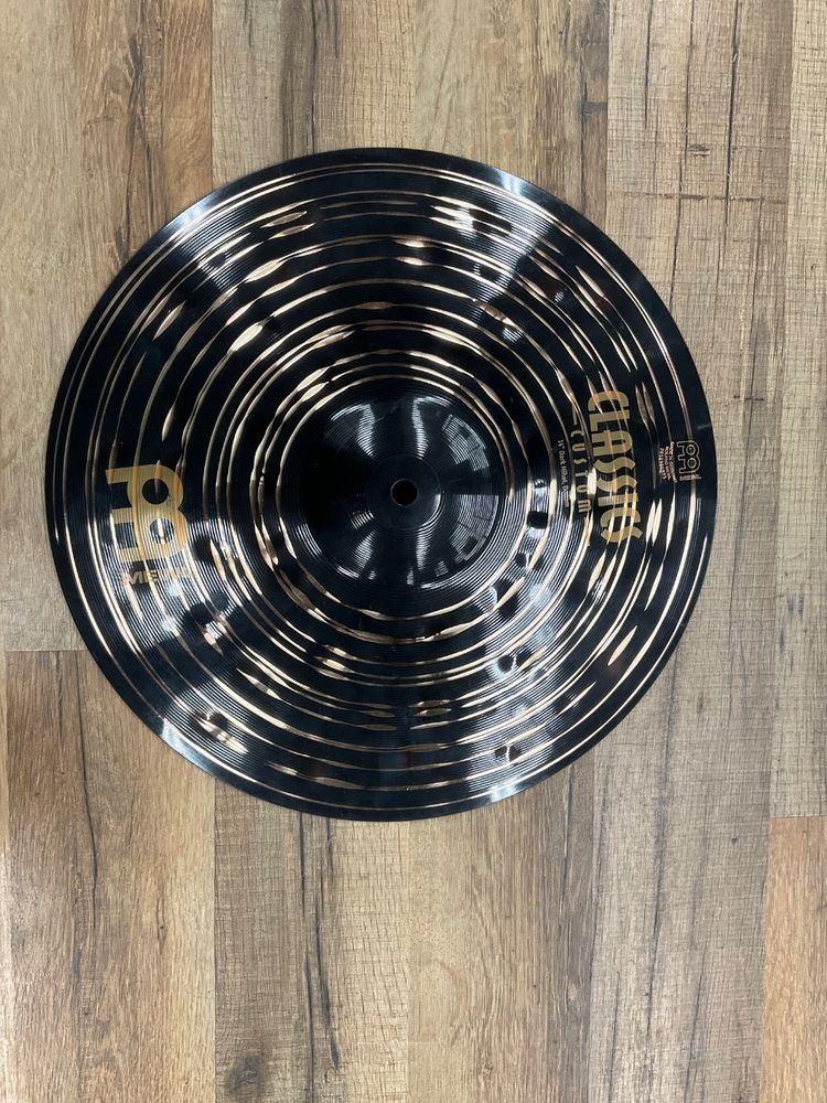 MEINL 14 INCHES DARK HIHAT CYMBAL, BOTTOM