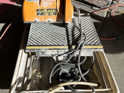 FELKER TM-75 Tile Saw - Professional Wet Tile Saw for Ceramic, Porcelain & Stone