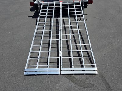 PRICE REDUCED! Black Widow Aluminum Loading Ramp - 1500 lbs Capacity, Suitable for ATV/Motorcycle/small UTV. Excellent condition