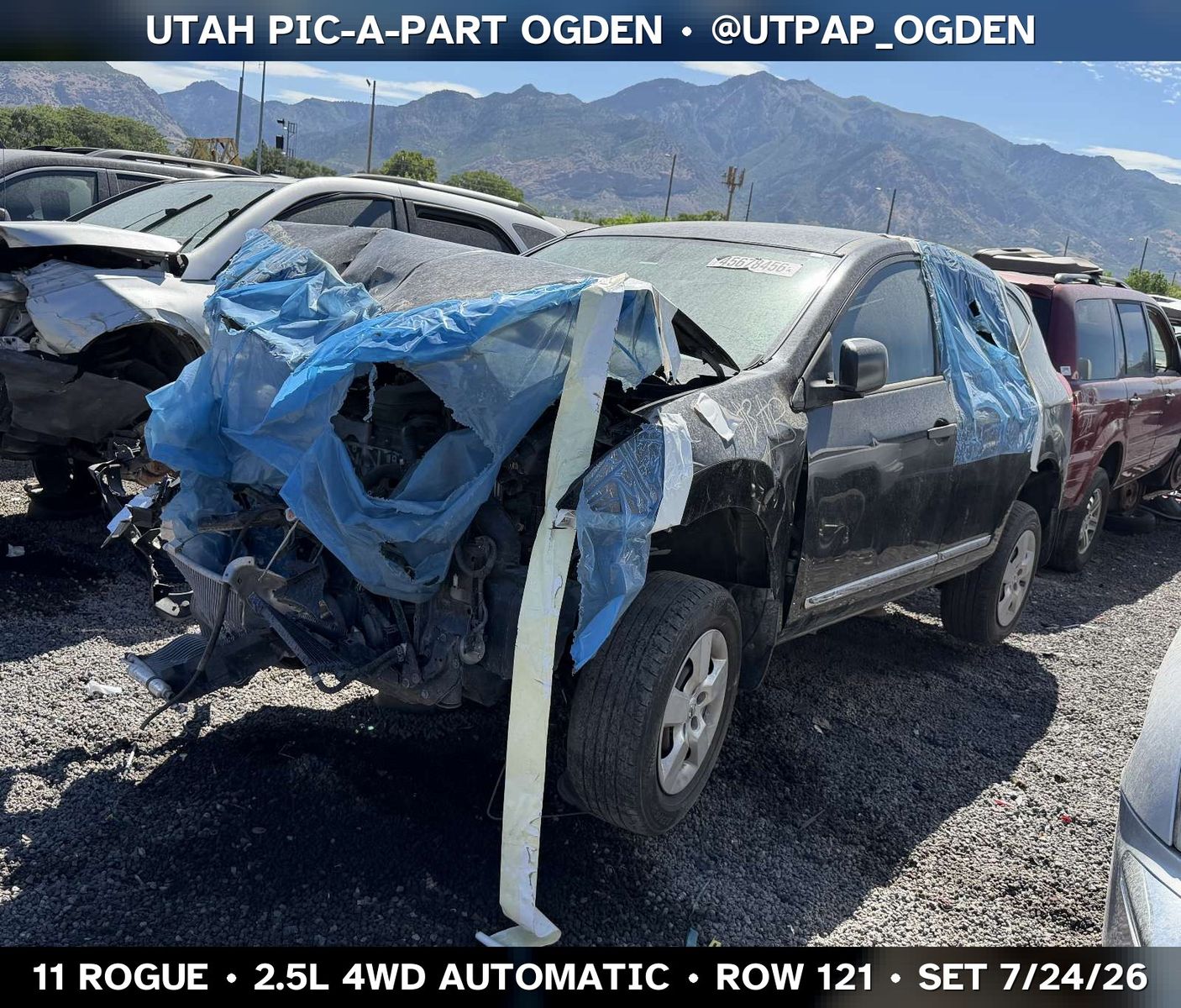 New Arrival - 2011 Nissan Rogue Parts - UTPAP Ogden