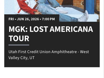 4 MGK Tickets - GA Lawn