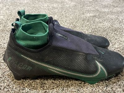 Nike Vapor Edge 360 Pro Football Cleats - Size 12 - Black/Green