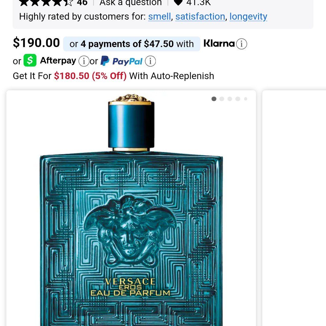 men's Versace cologne