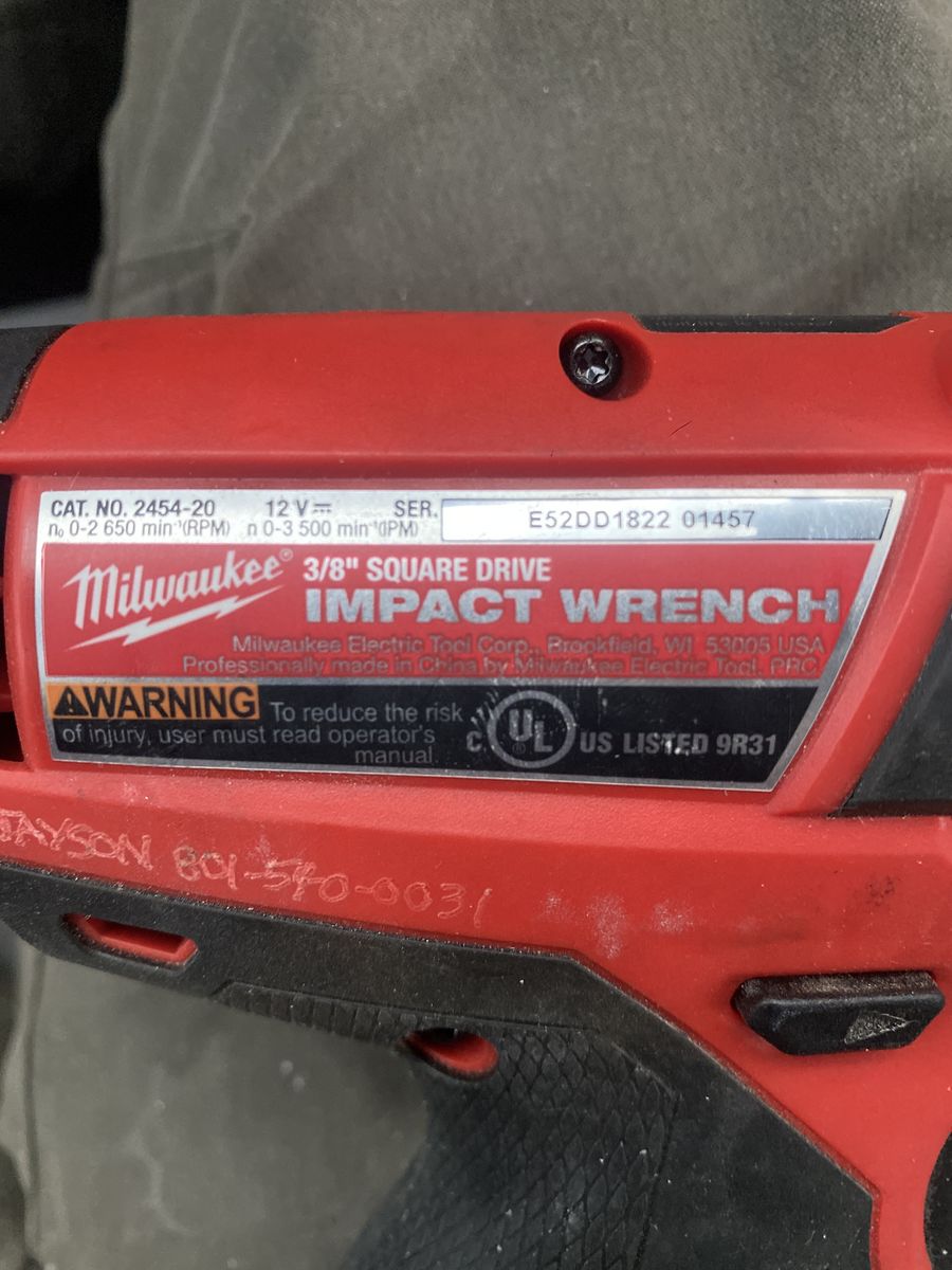 Milwaukee FUEL 3/8 impact