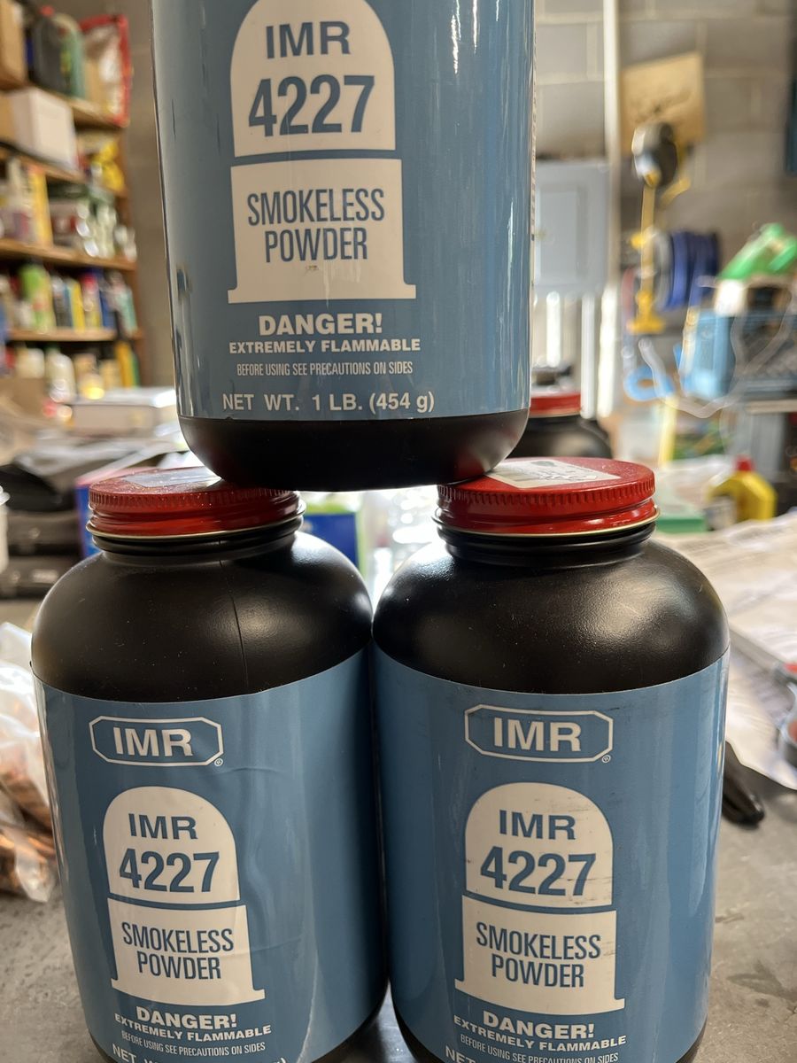 IMR 4227 Smokeless Powder 1 lb Containers - full sealed. 