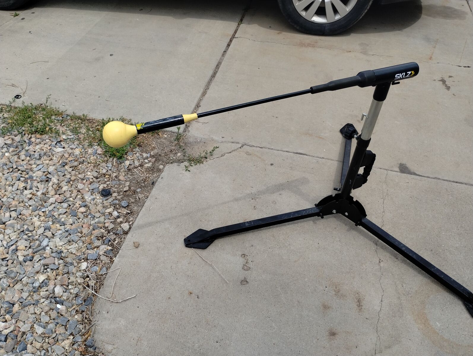 sklz batting practice stand and attchments