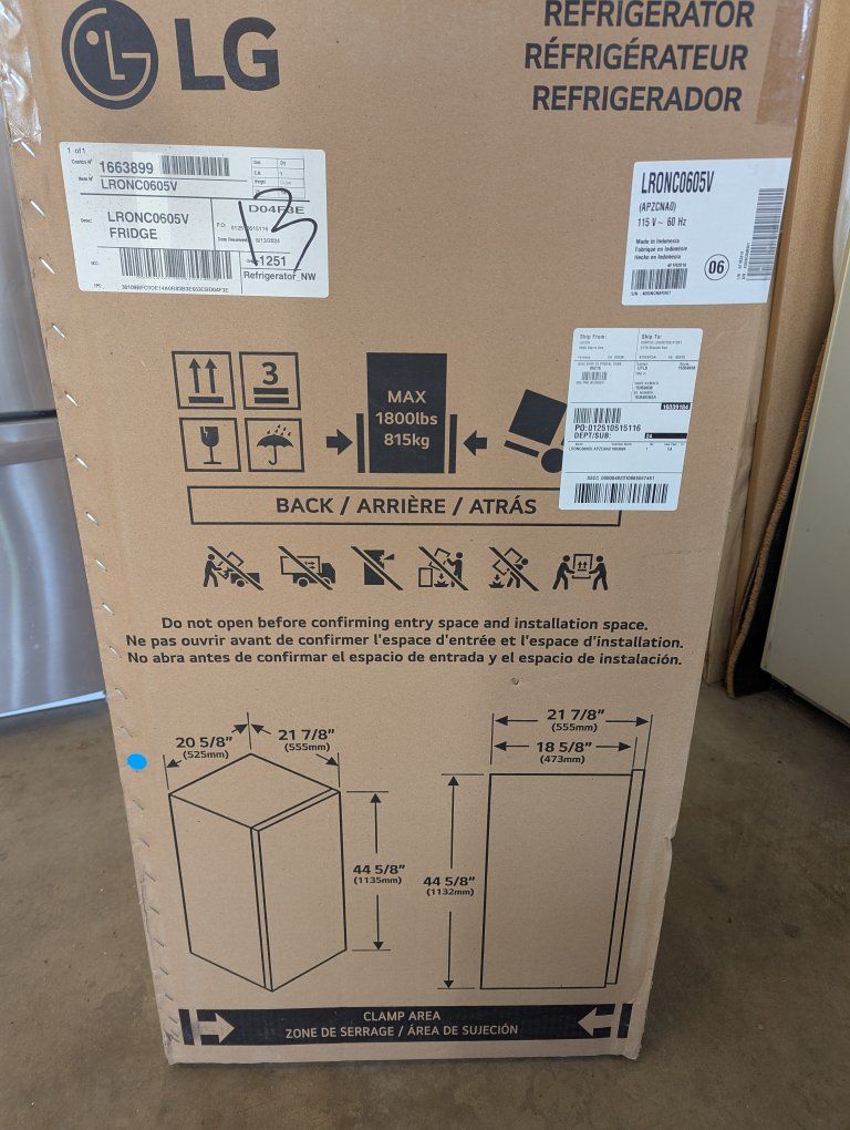 Medium new fridge