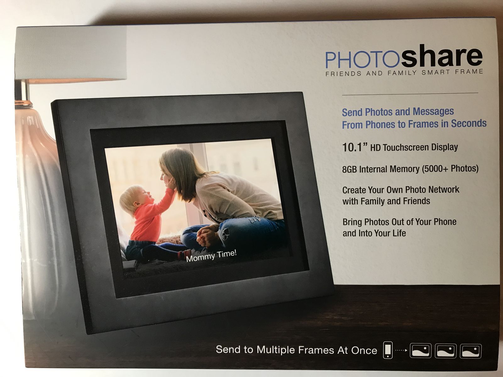 Simply Smart Home Photoshare 10.1” HD Touchscreen Display 8GB Internal Memory