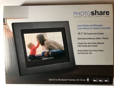 Simply Smart Home Photoshare 10.1” HD Touchscreen Display 8GB Internal Memory