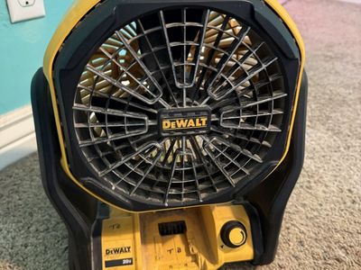 DeWalt Fan, 4AH 20v and 6AH 20v batteries
