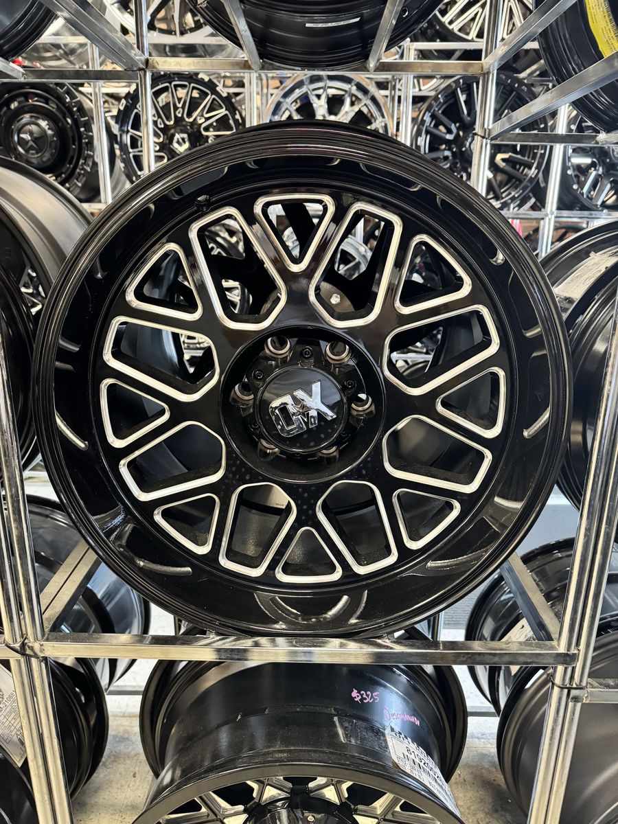 XD  Gloss black mill 20x10. Brand new set of 4 wheels.