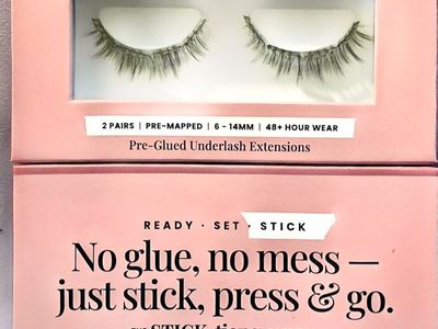 FlutterHabit The Bestie Pre-Glued Underlash Extensions 2 Pairs Sticktionary Edition