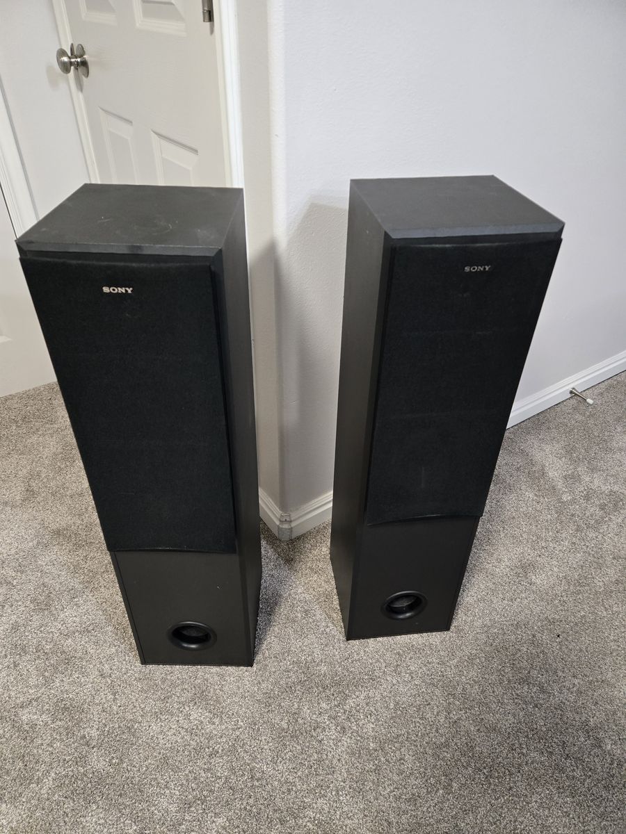 8 ohm tower floor speakers