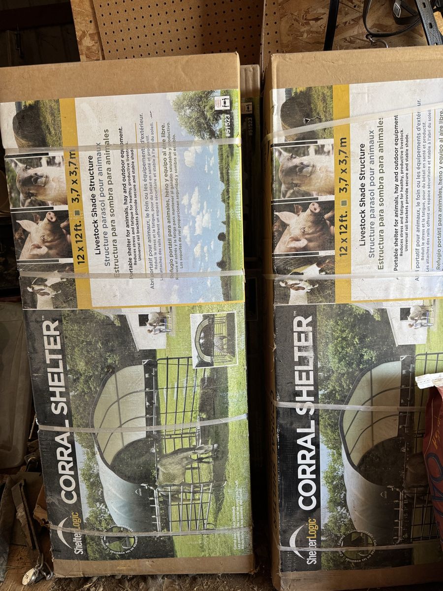 4 new in box Shelter Logics