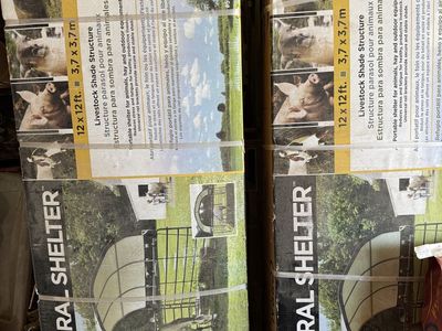 4 new in box Shelter Logics