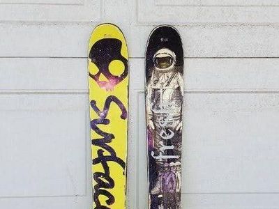Surface Fresh 174 cm Downhill Skis Marker Bindings