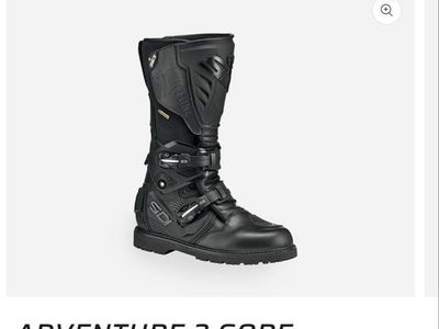 Sidi Adventure 2 Gore-Tex Motorcycle Boots Black