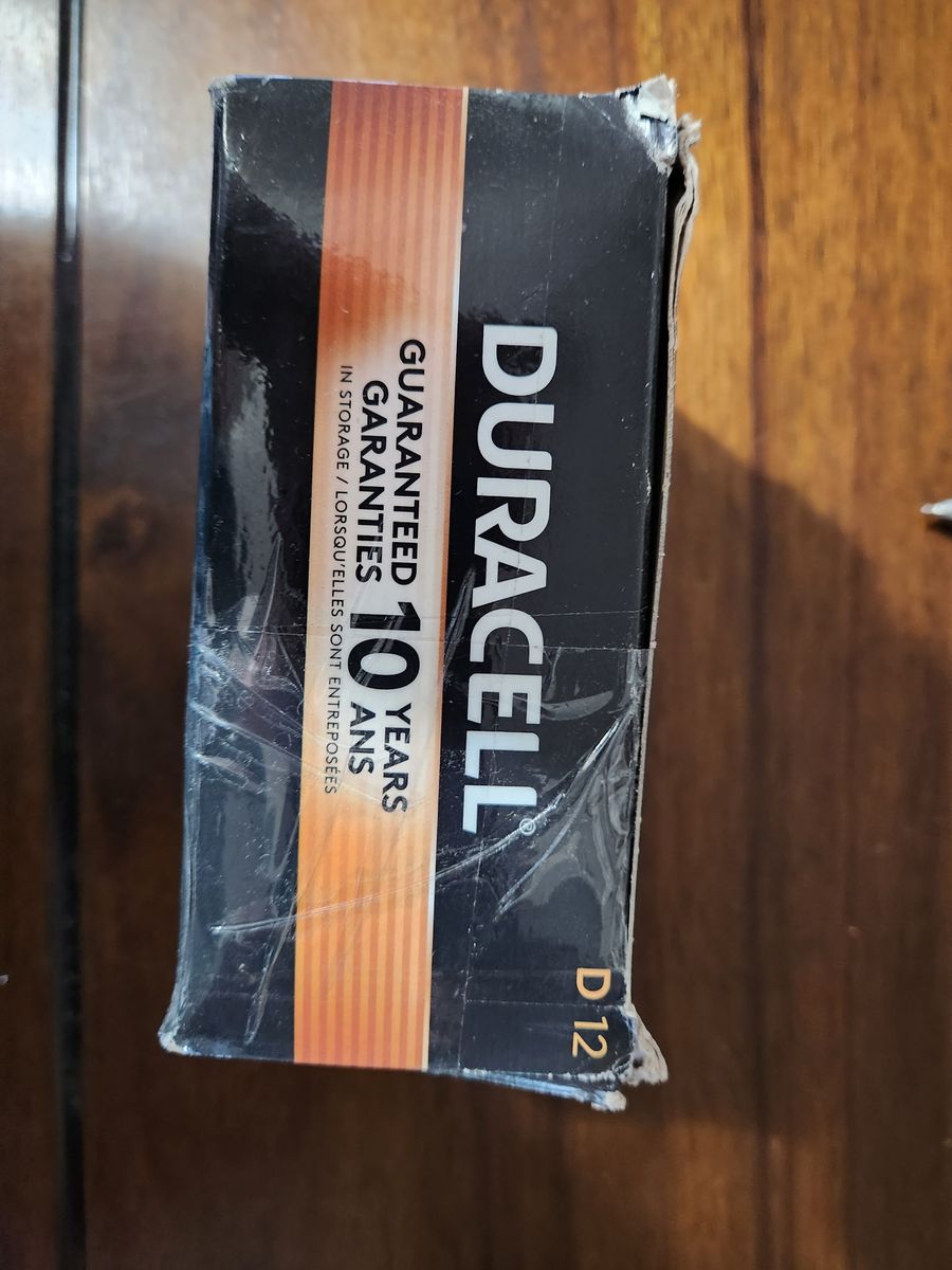 Duracell size D batteries 12pk