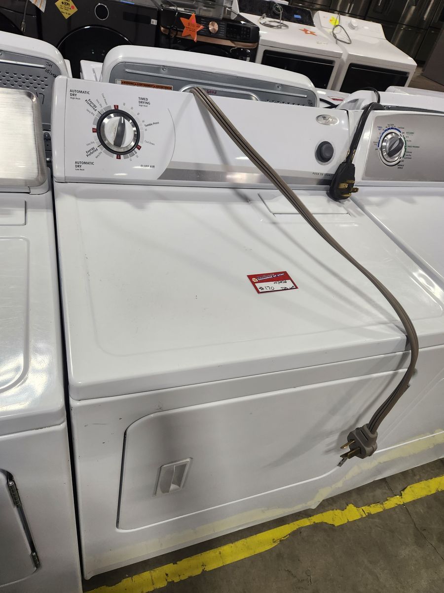 GREAT WHIRLPOOL TOPLOAD ELECTRIC DRYER! W-WARRANTY