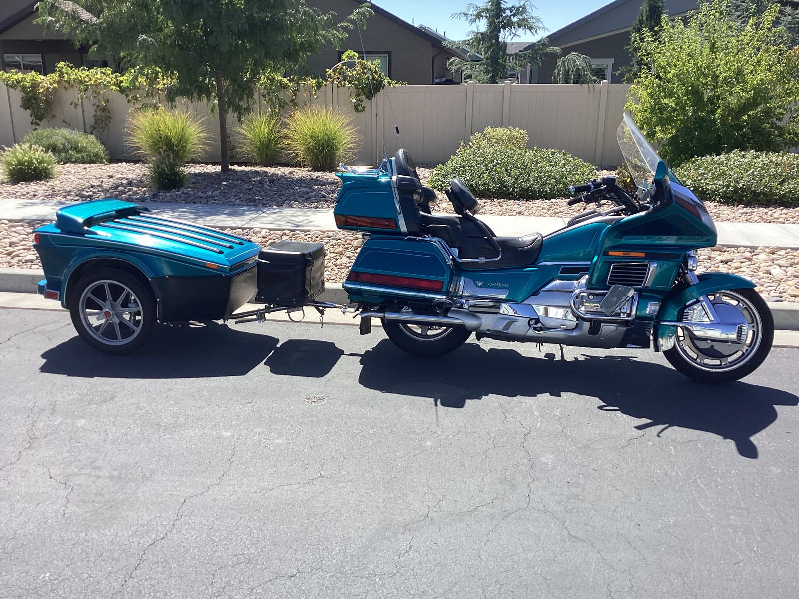 1992 Gold Wing 1500 and matching Bushtec trailer