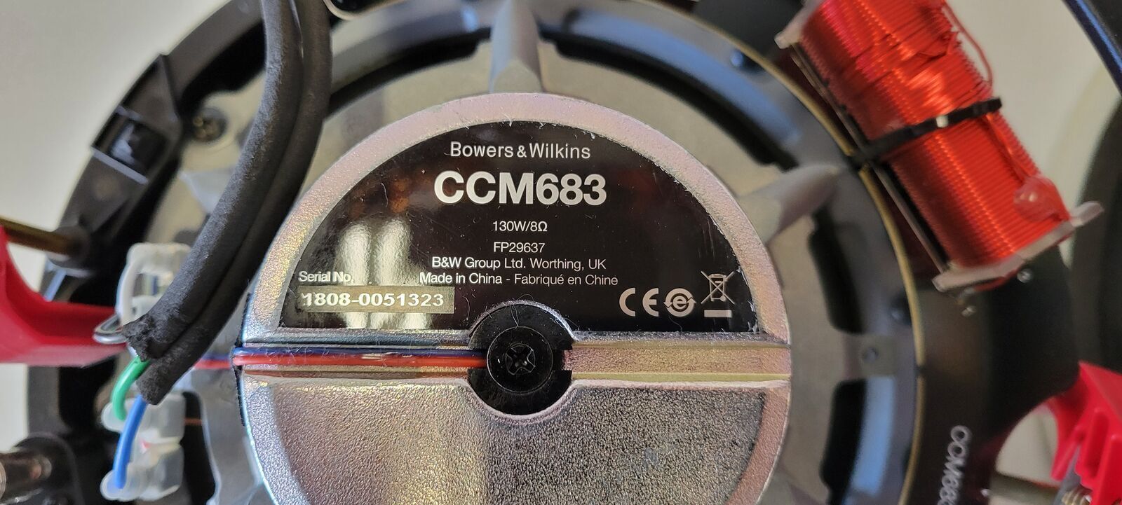Bowers & Wilkins CCM683 in-ceiling speakers (pair)