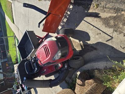 riding lawn mower and attachments