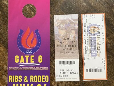 Days of '47 Ribs & Rodeo Dinner Ticket & Parking Pass
