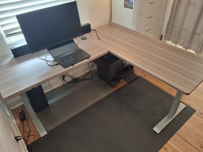 BRODAN Modern adjustable height desk