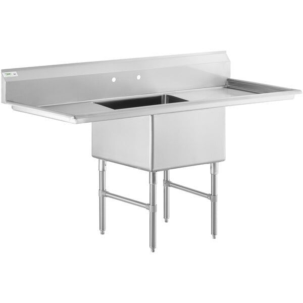REGENCY One Compartment Commercial Sink Stainless Steel 600S12424224