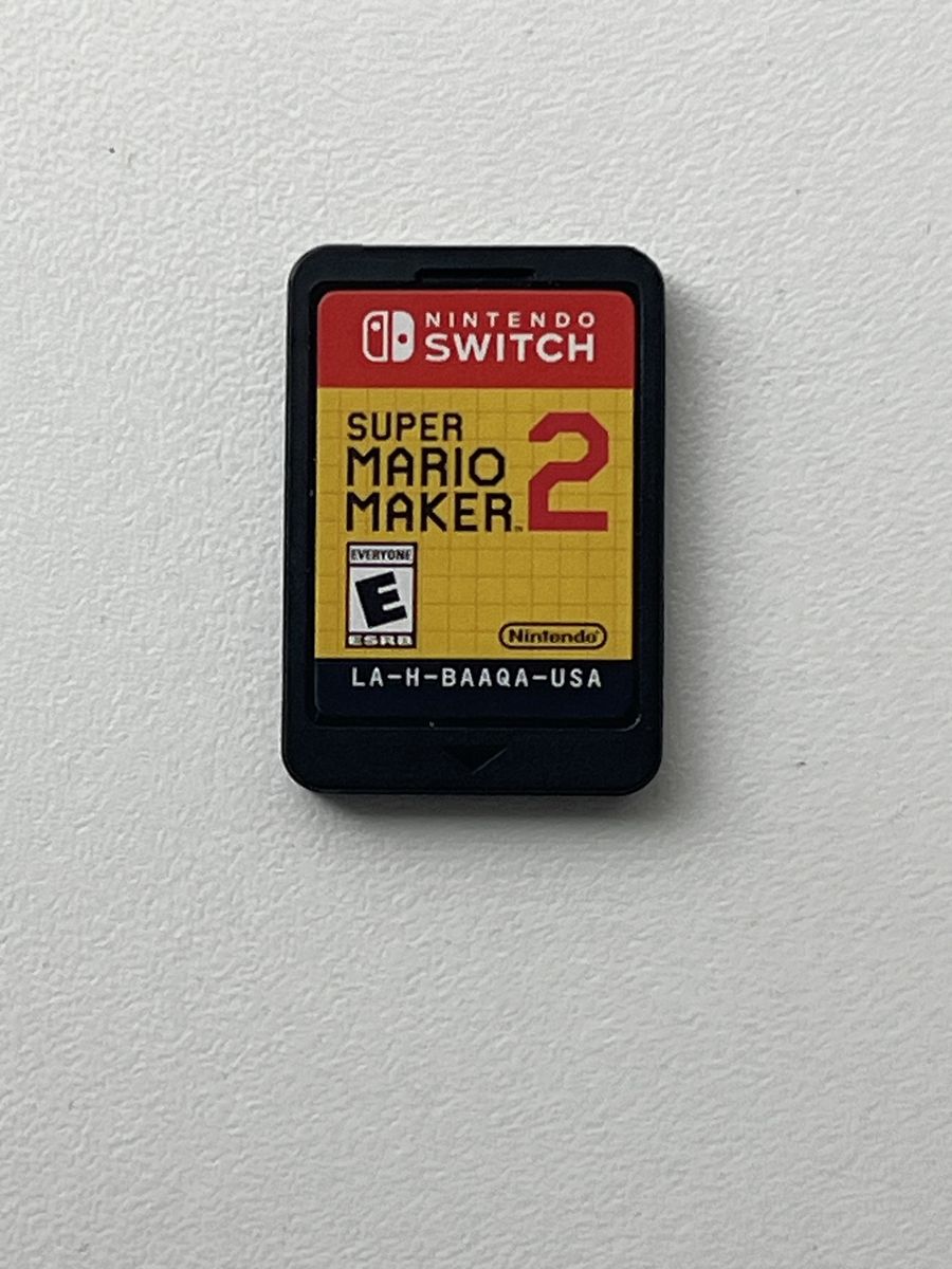 Super Mario Maker 2 switch game