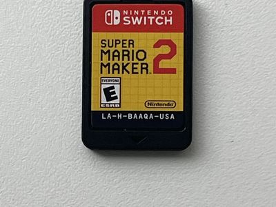 Super Mario Maker 2 switch game