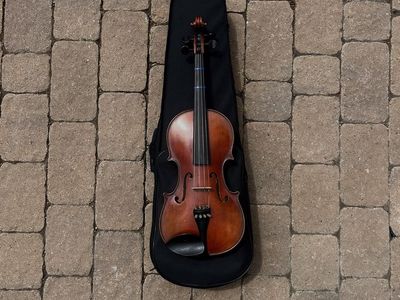 Hans Kroger-Bavarian Model No. 780 F Violin with Case, Bow, Shoulder Rest & Rosin