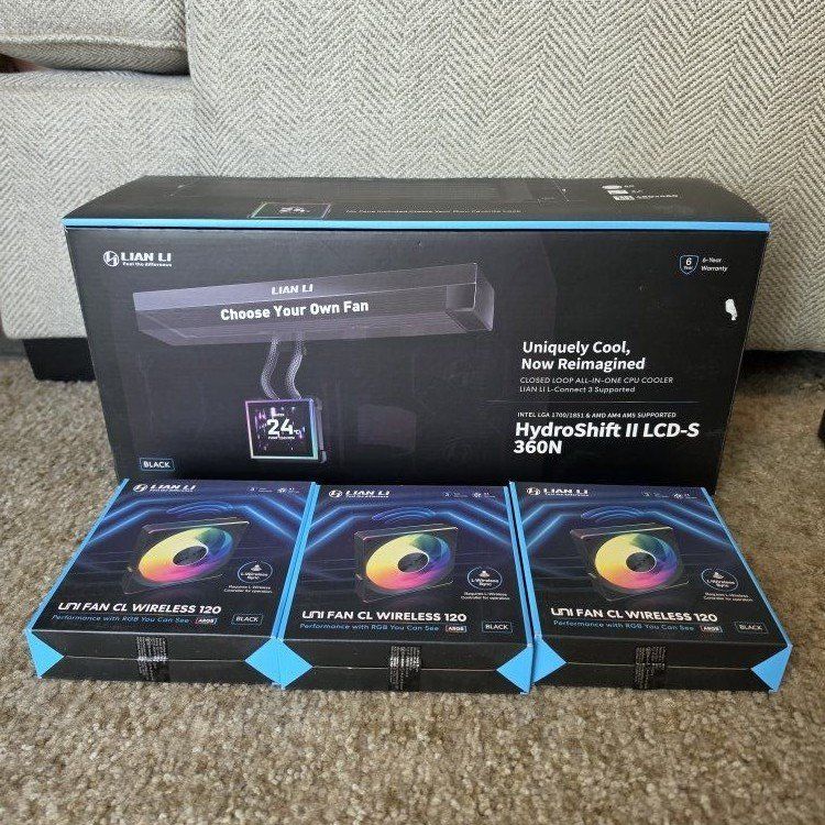 Lian Li Hydroshift II LCD-S CPU Cooler