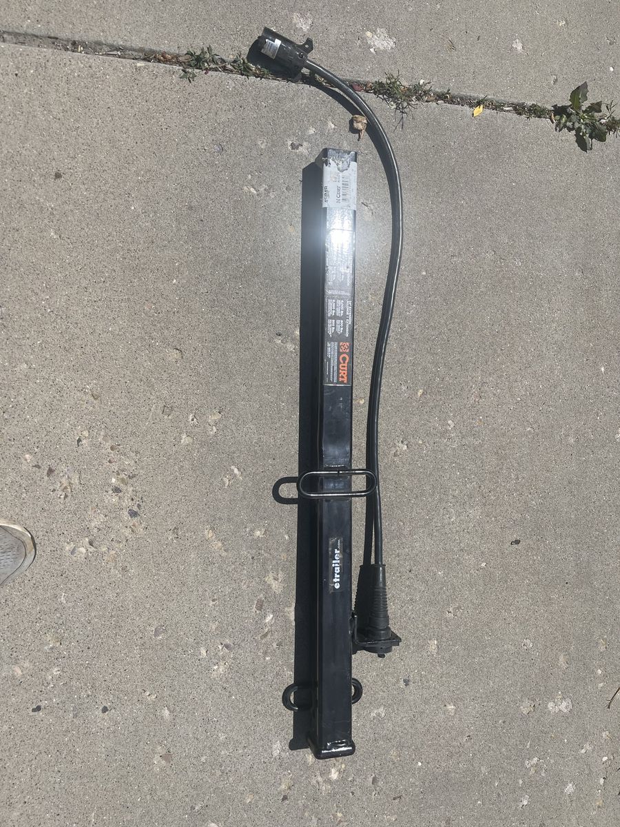 Curt 34” hitch extension w/ pigtail extension