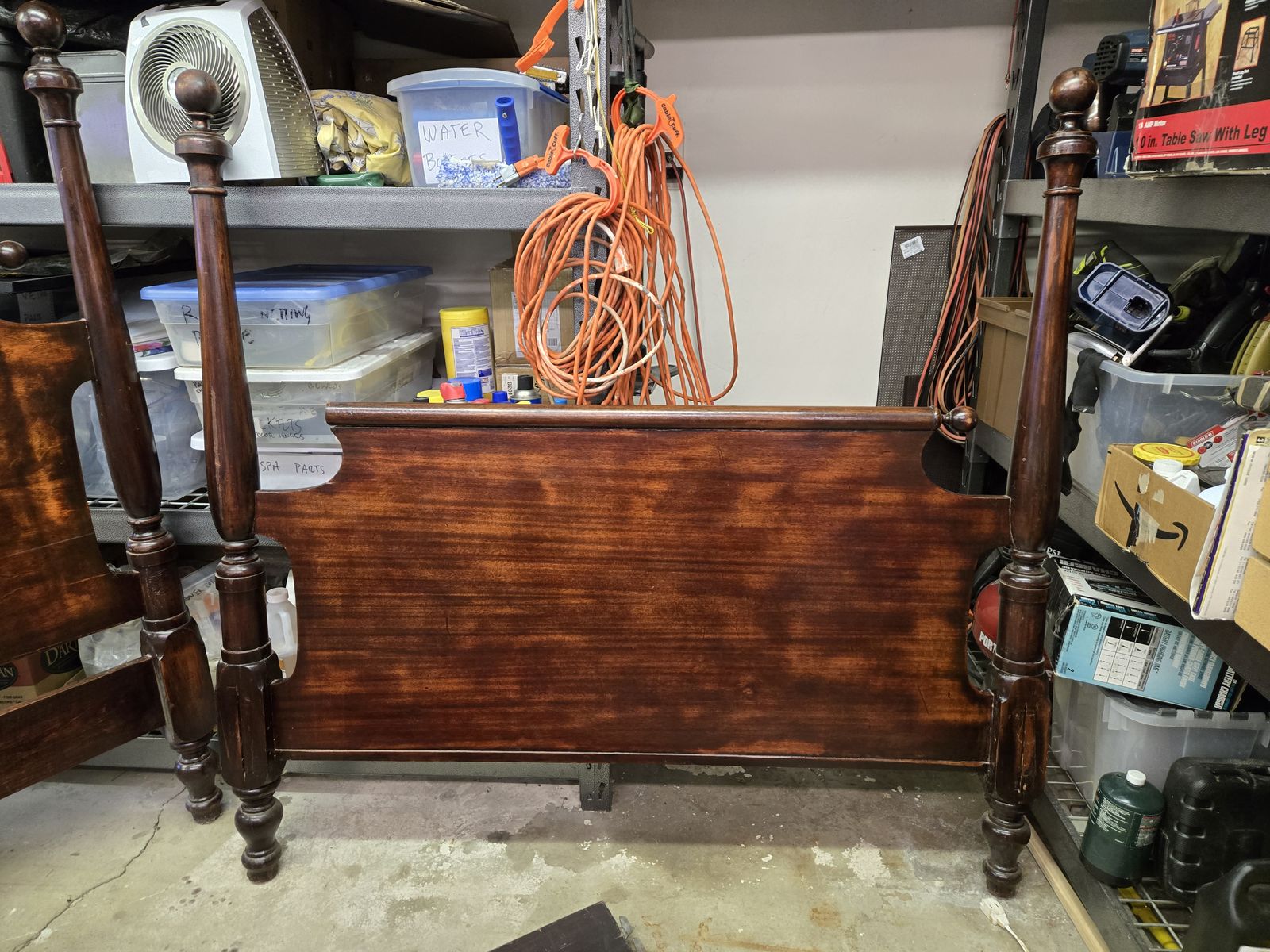 Antique 4 post bed