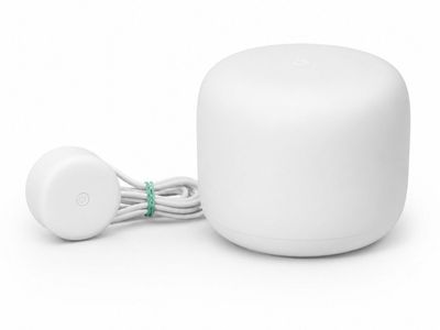 Google Nest WiFi Router H2D AC2200 Mesh WiFi Snow White w/ Power Adapter