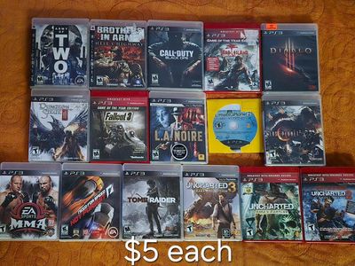 Ps3 games $5 each including Fallout 3 goty! trades considered~