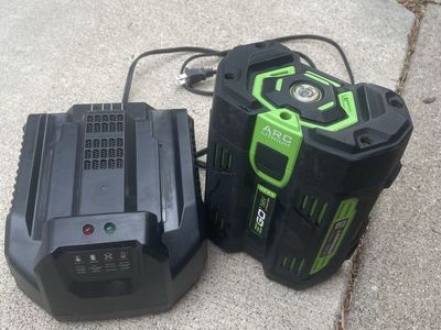 EGO 56v 5.0ah Battery and Charger