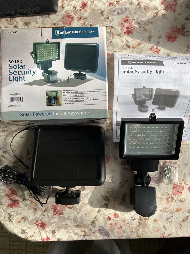 Bunker Hill 60 LED Solar Security Light